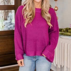 Better than you know sweater pink lily